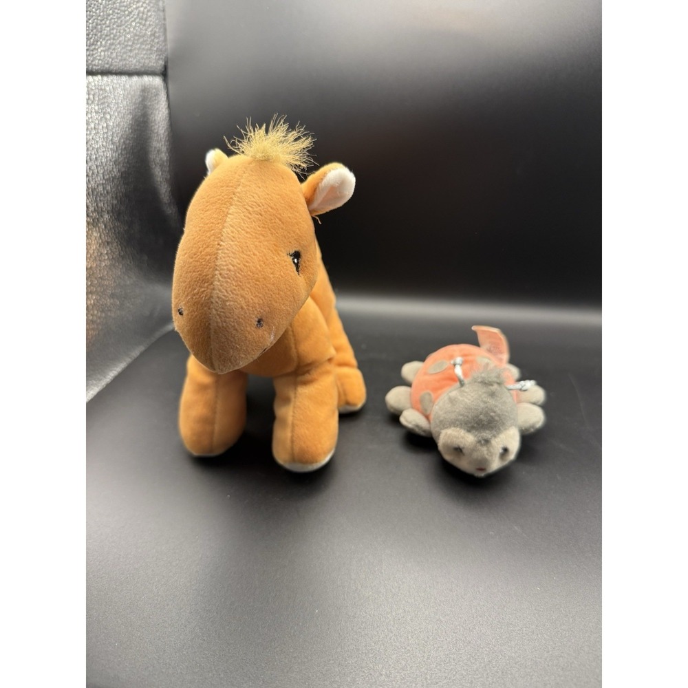 90's Vintage Precious Moments Tender Tails Camel And Ladybug W/pull String Works